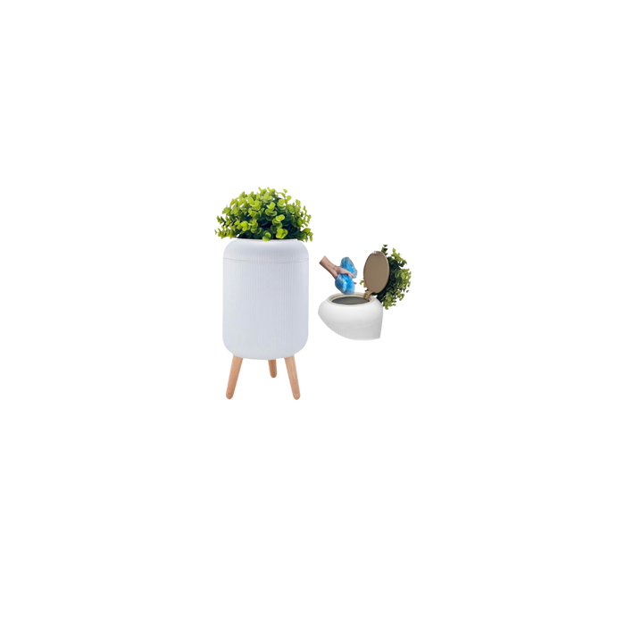 Dog Poop Trash Can for Balcony Outside
