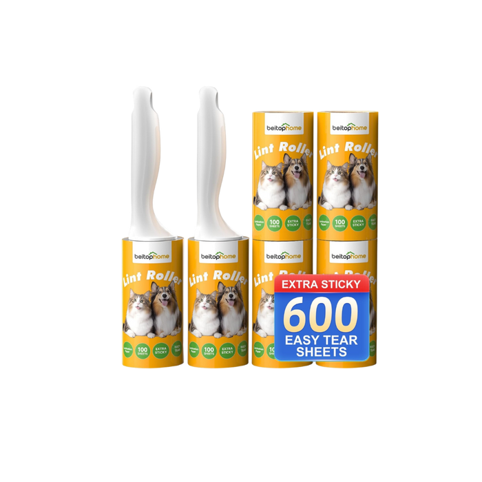 600 Sheets Extra Sticky Lint Roller for Pet Hair
