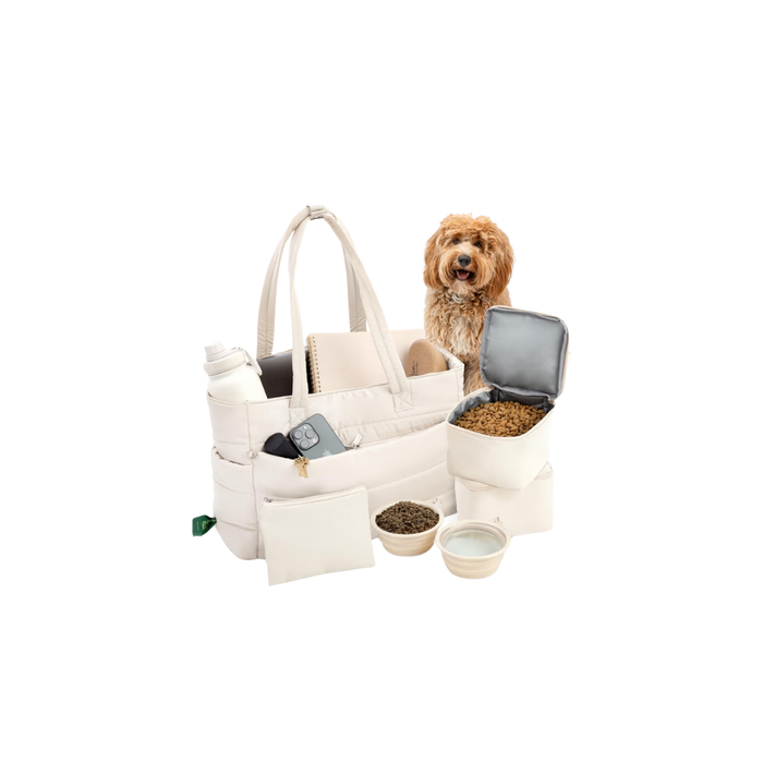 Puffer Dog Travel Bag for Dog Moms