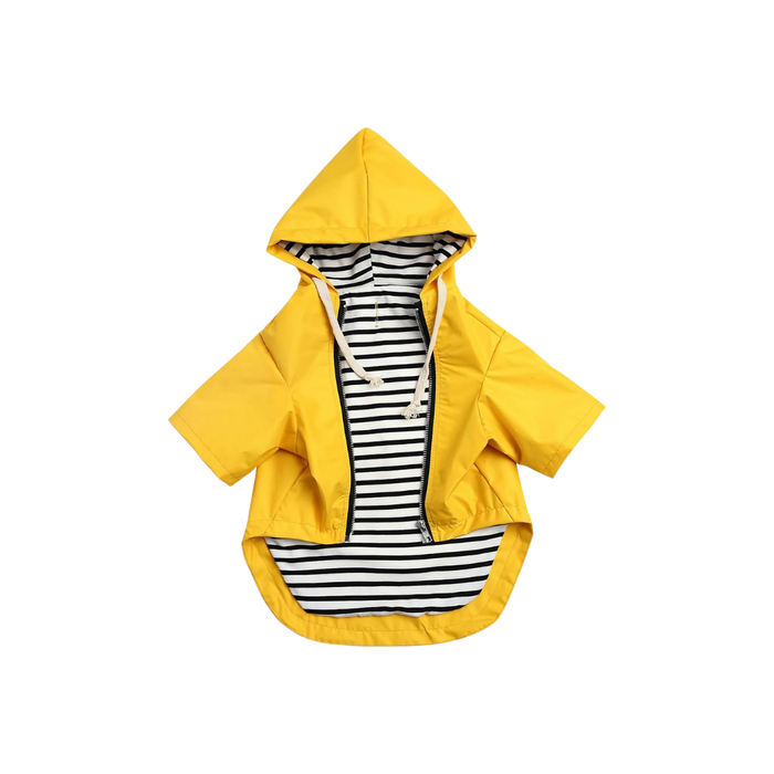 Dog Raincoat With Harness Hole