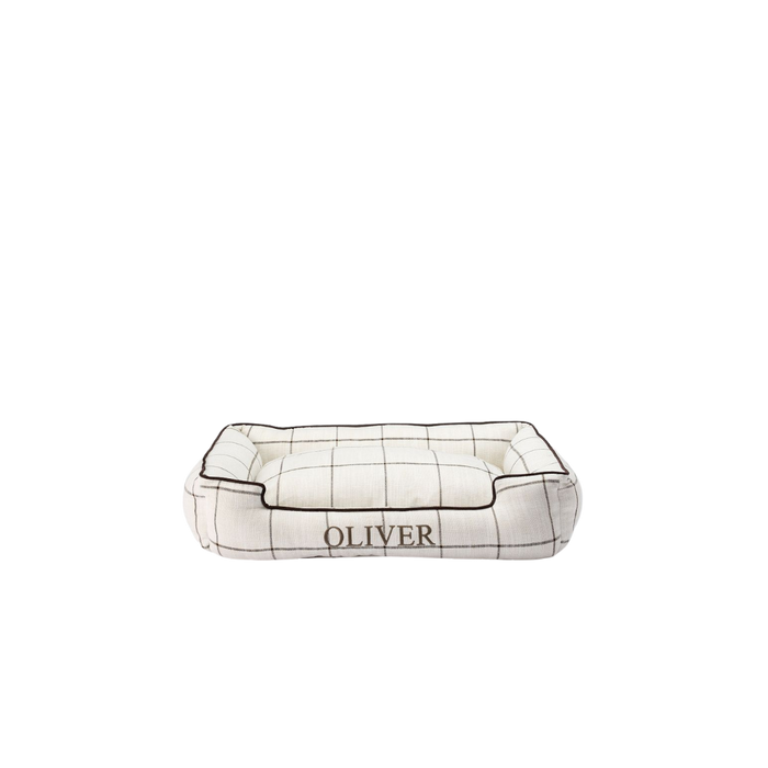Jax & Bones Dog Lounge Bed - Social Stripe