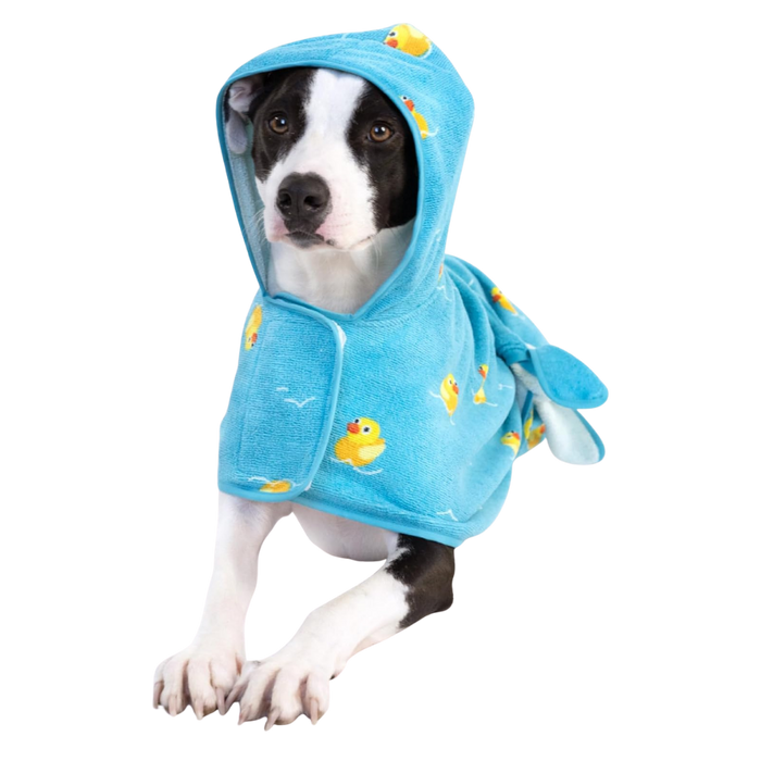 BarkBox Dog Bathrobe - Rubber Duckies