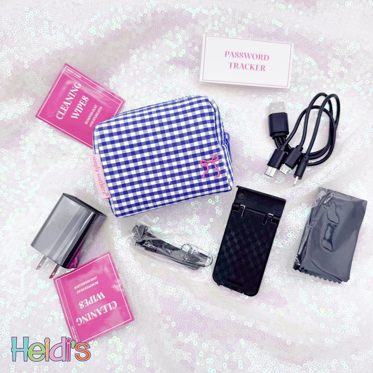 Simply Southern Travel Tech Kit: Navy