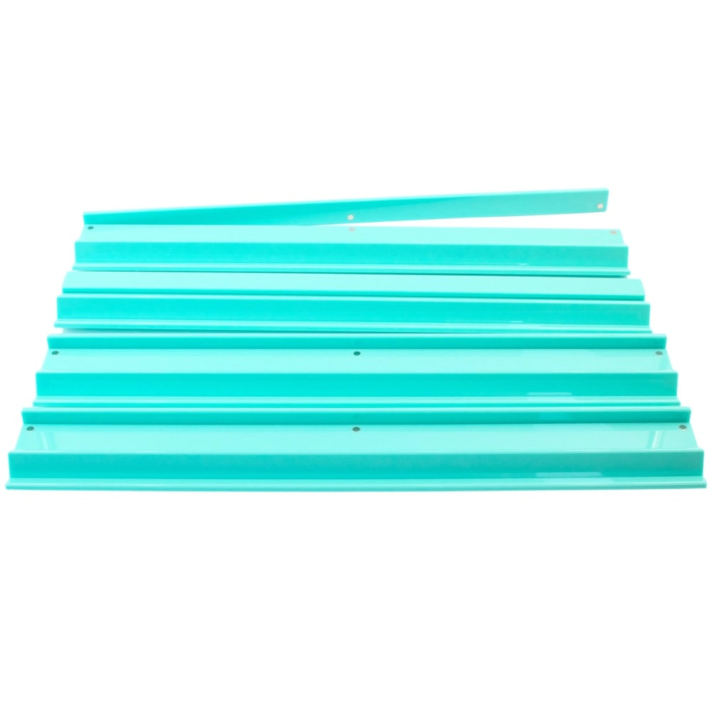 Acrylic Mahjong Racks and Pushers: Macaron Green